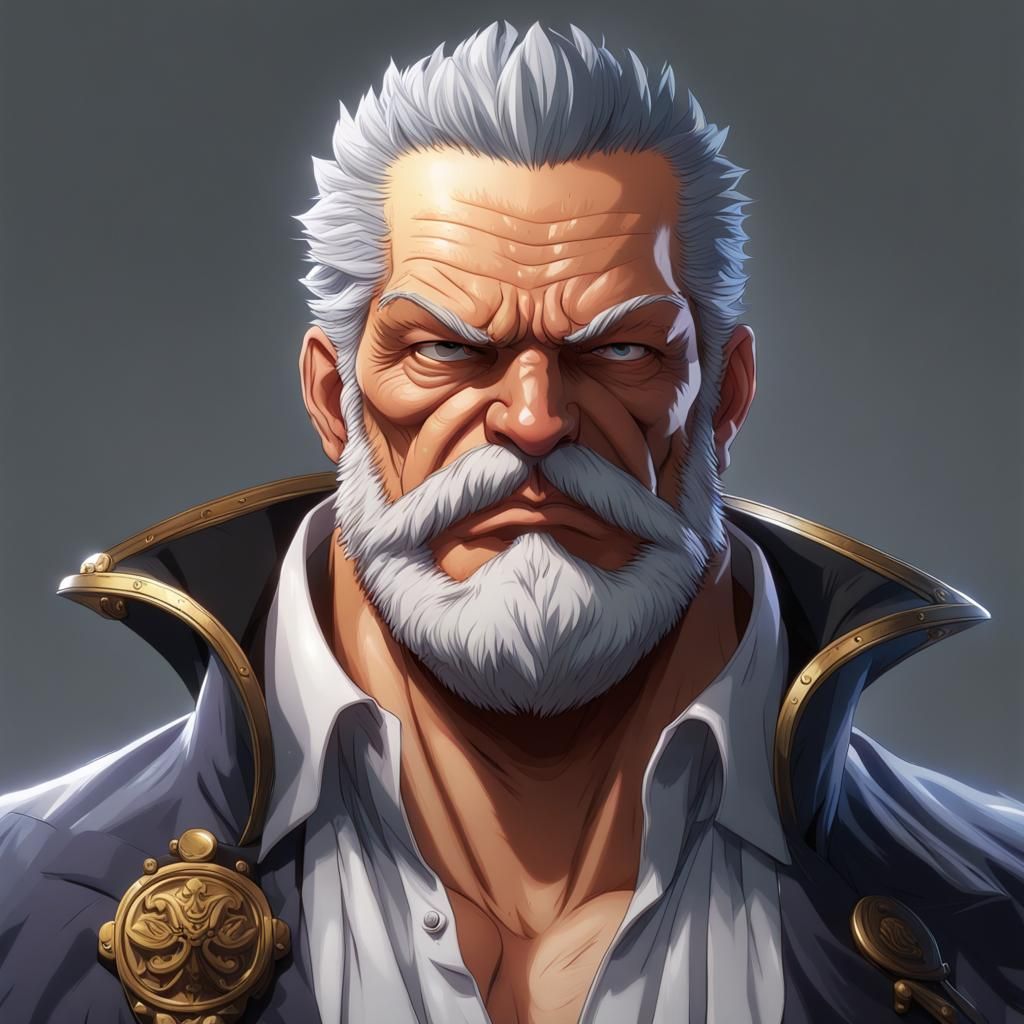 Garp Portrait in Hyperdetailed Digital Art Style