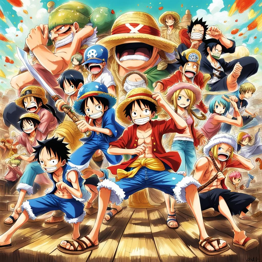 One Piece Anime Key Visual Art