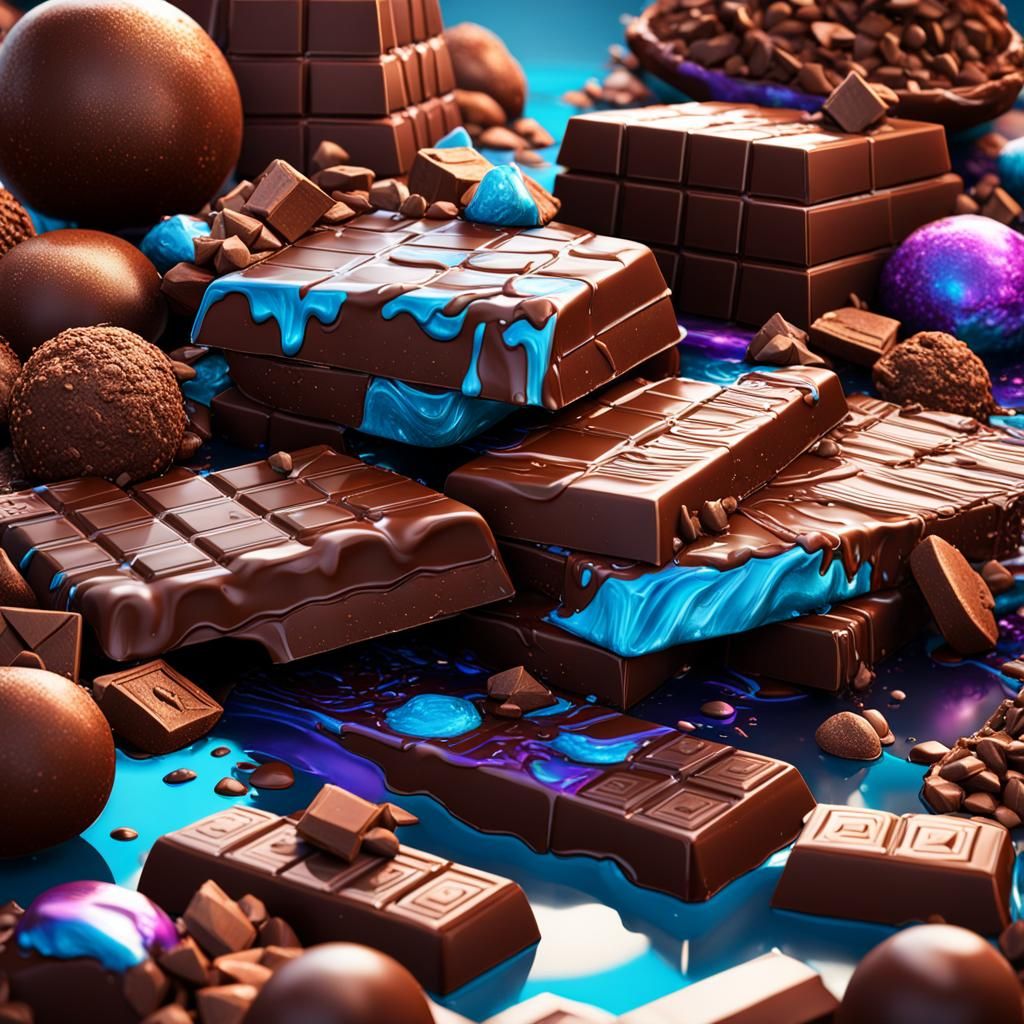 Detailed Chocolate Matte Painting in Unreal Engine 5