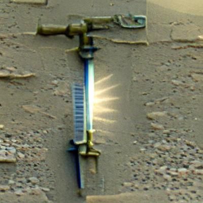 Futuristic Sword of Nameless Sol