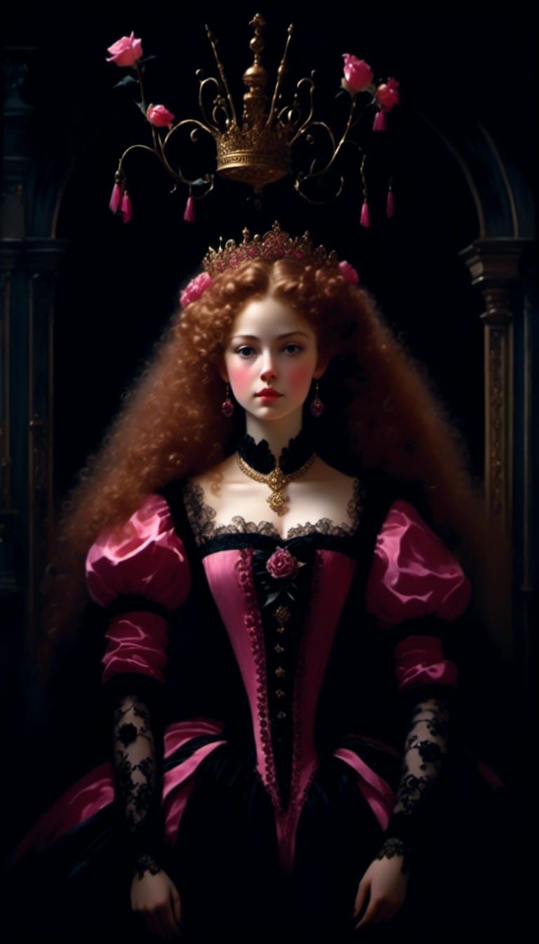 Princess Briar Rose in Rococo Style