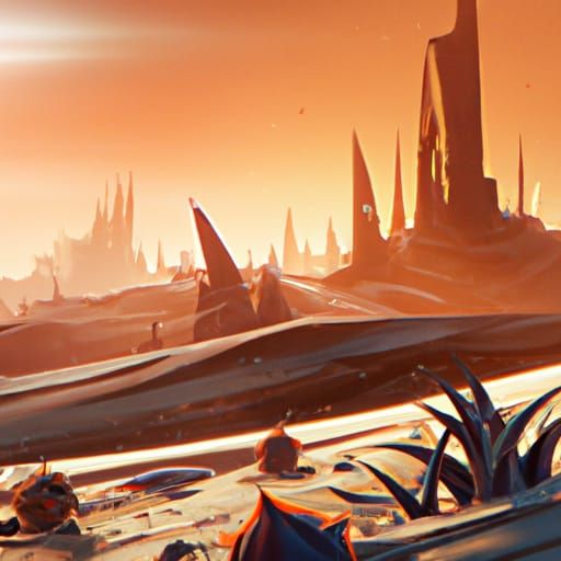 Desert Planet in a Galaxy Far Away