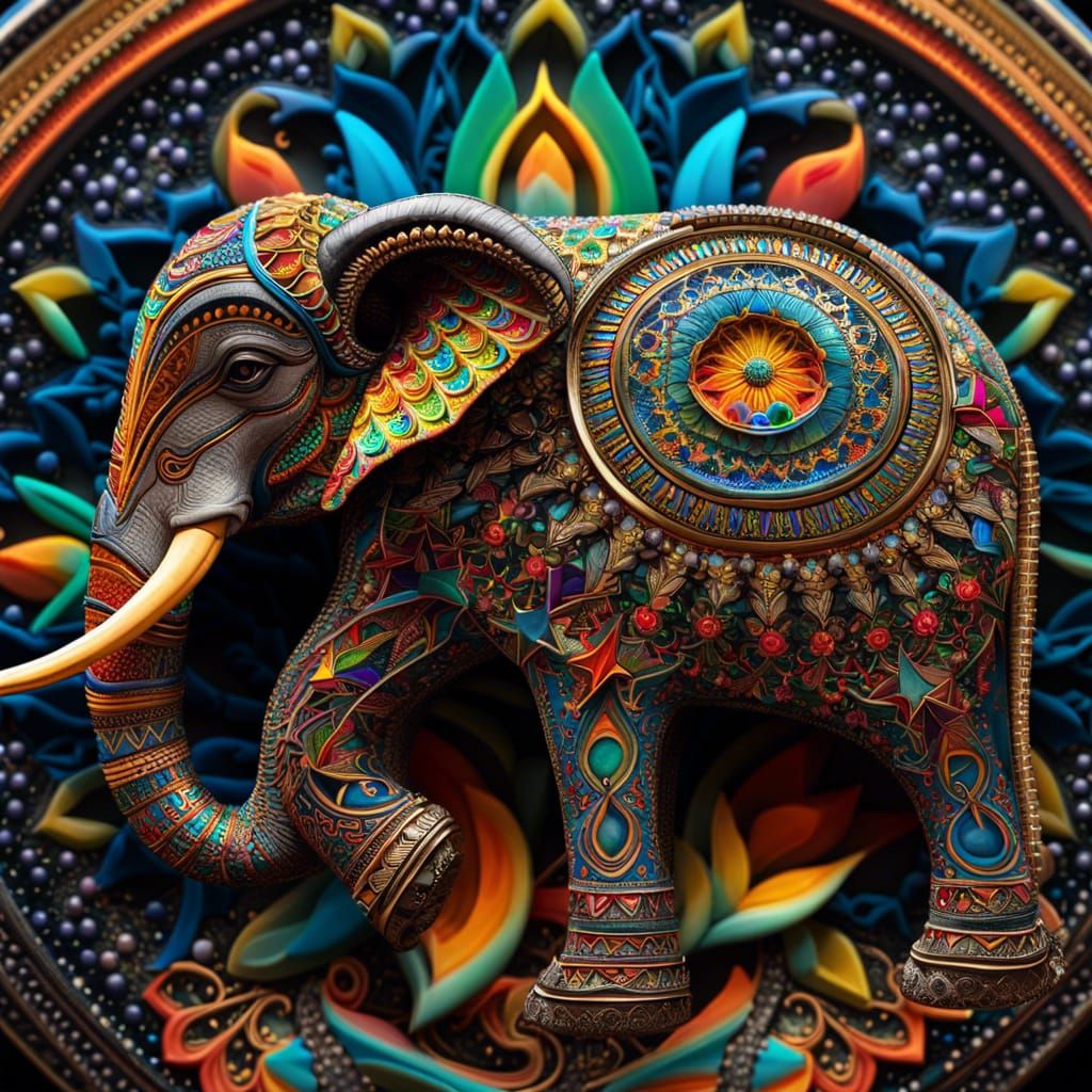 Elephant Mandala