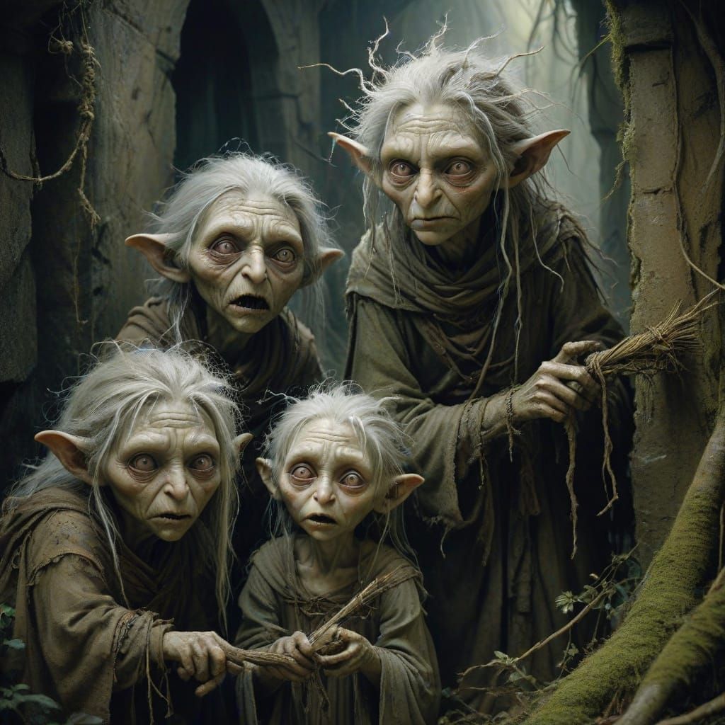 Ancient Crone Emerges from Shadows, Terrorizing Innocent You...