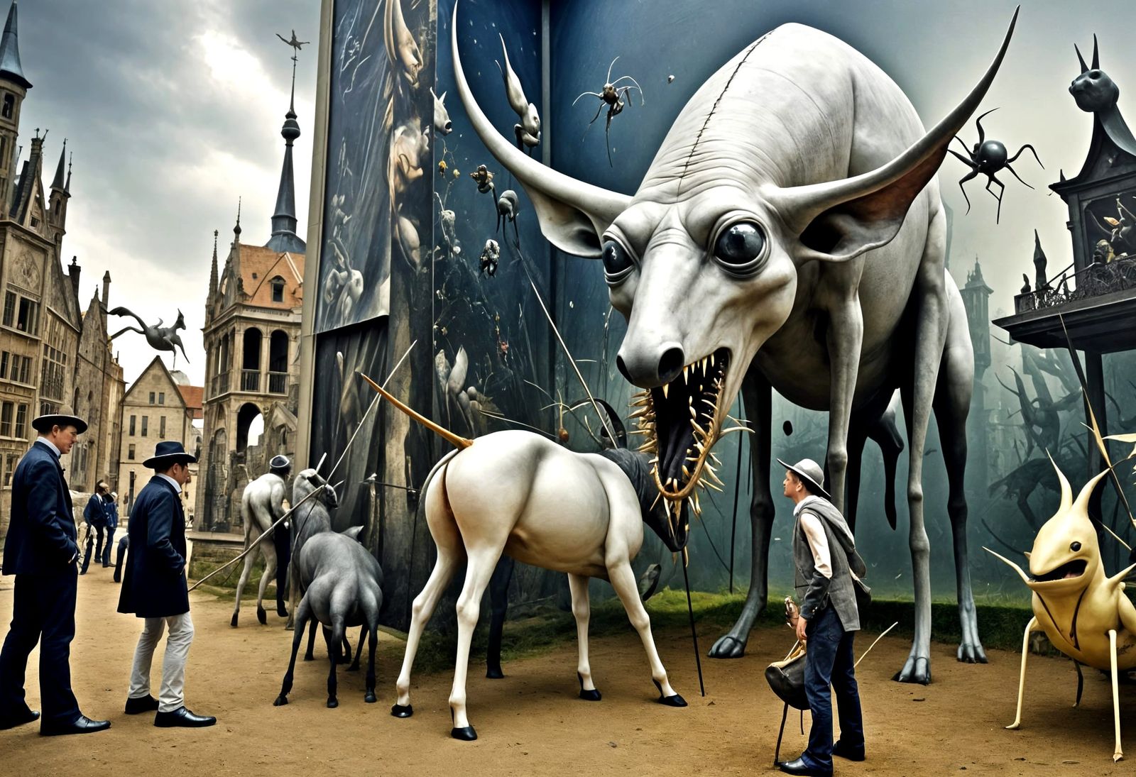 Bosch's Garden of Earthly Delights: Hyperrealistic City Park