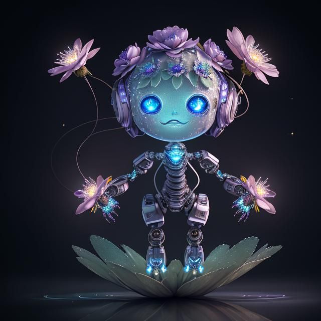 Robot flower