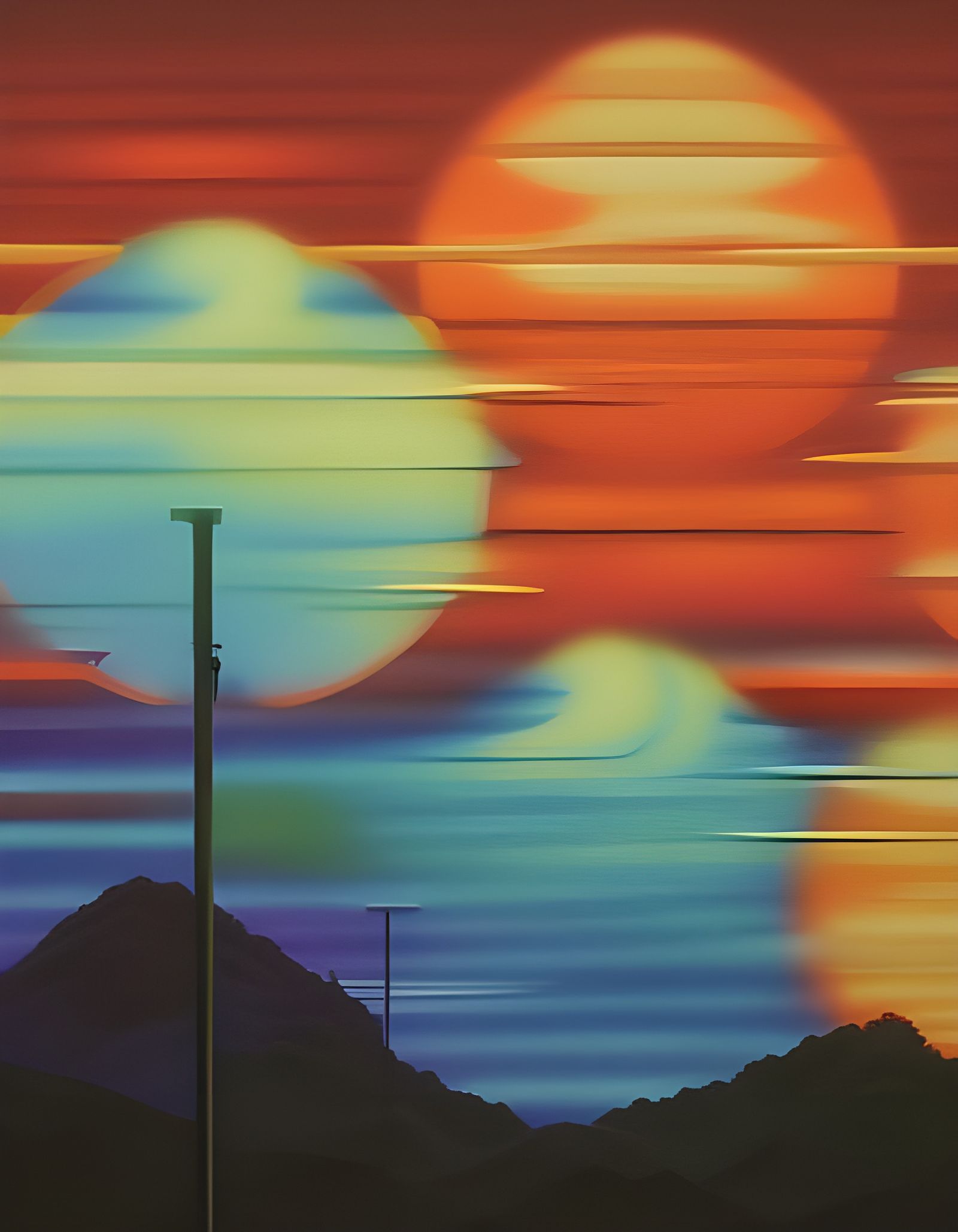 Kyushu Four Seasons: Minimalist Airbrush Art