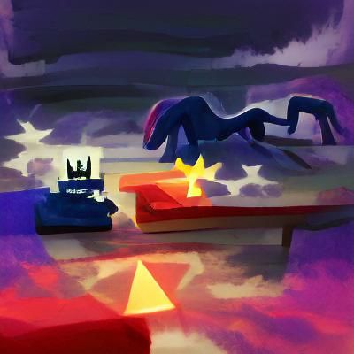 Lonely Astronaut on Barren Planet Illustration