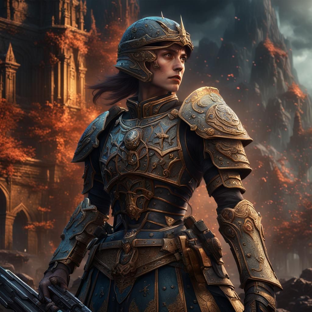 Sister of Battle: Detailed Matte Painting