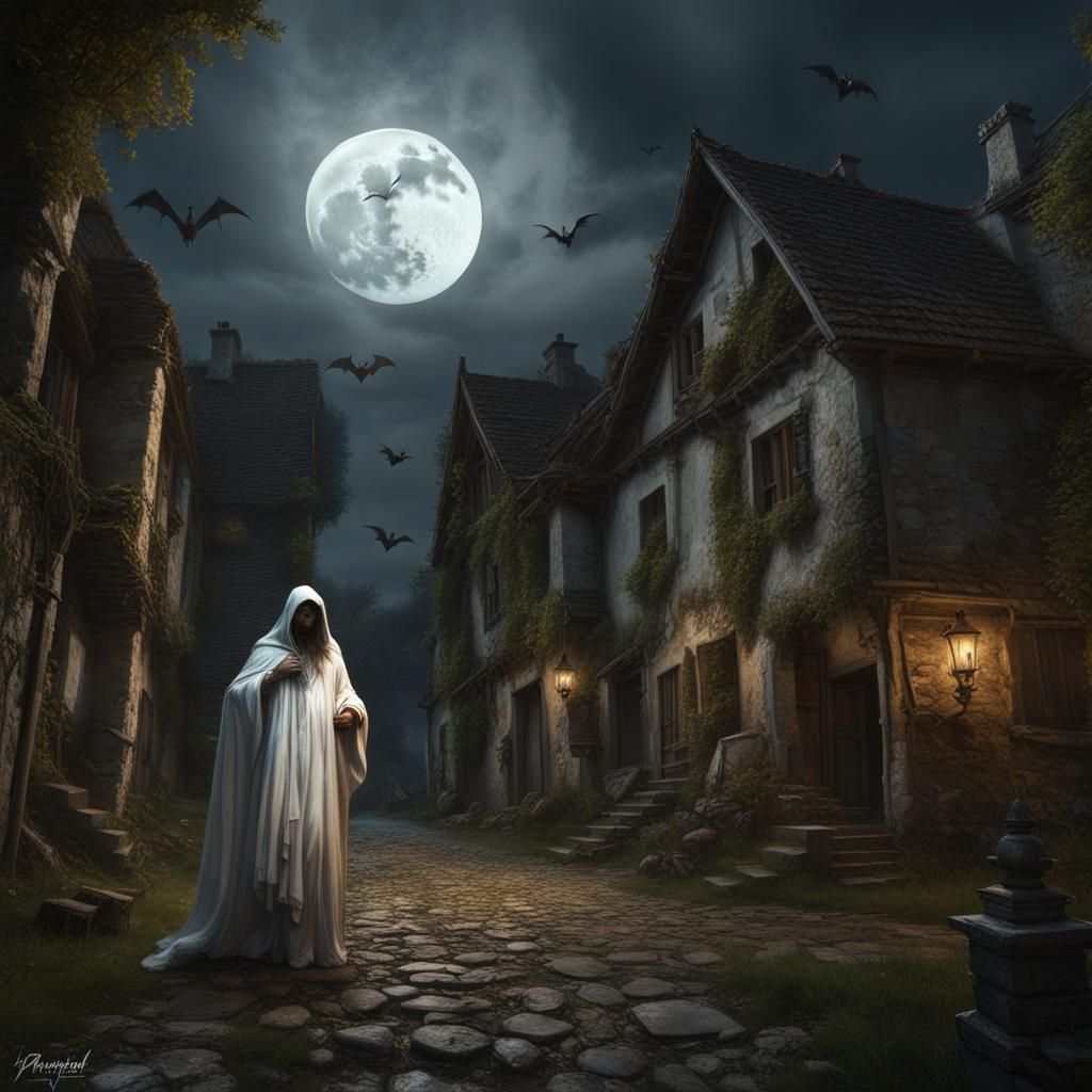 Archangel vs Vampires in Haunted Village