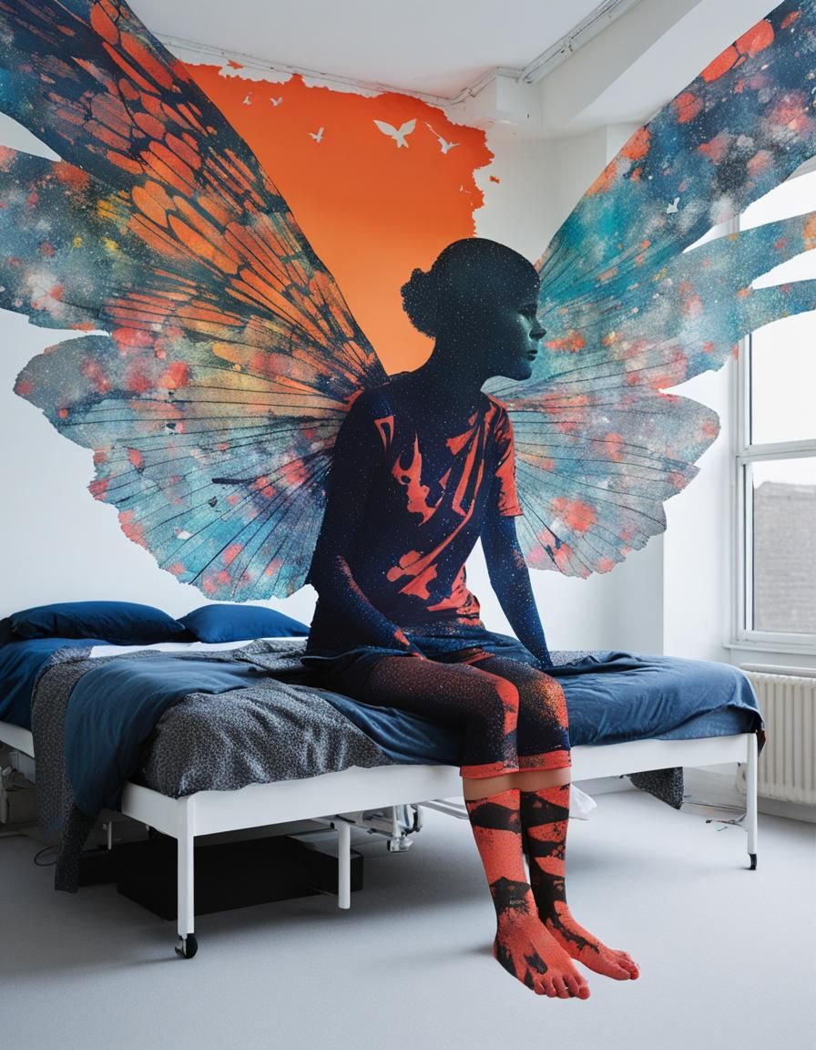 Double Exposure: Fairy, Hospital, Starling in Expressive Sty...