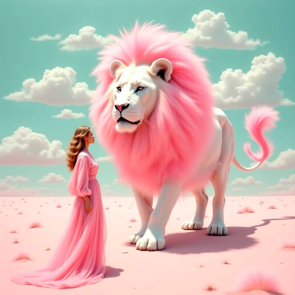 Pink Lion