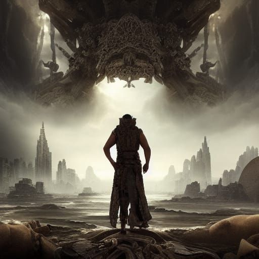 Epic Cinematic Digital Painting of Judgement