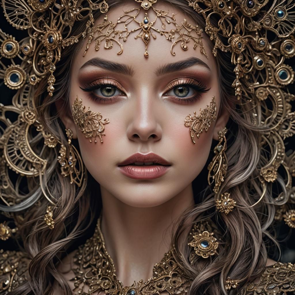 Hyperrealistic Close-Up with Intricate Detail