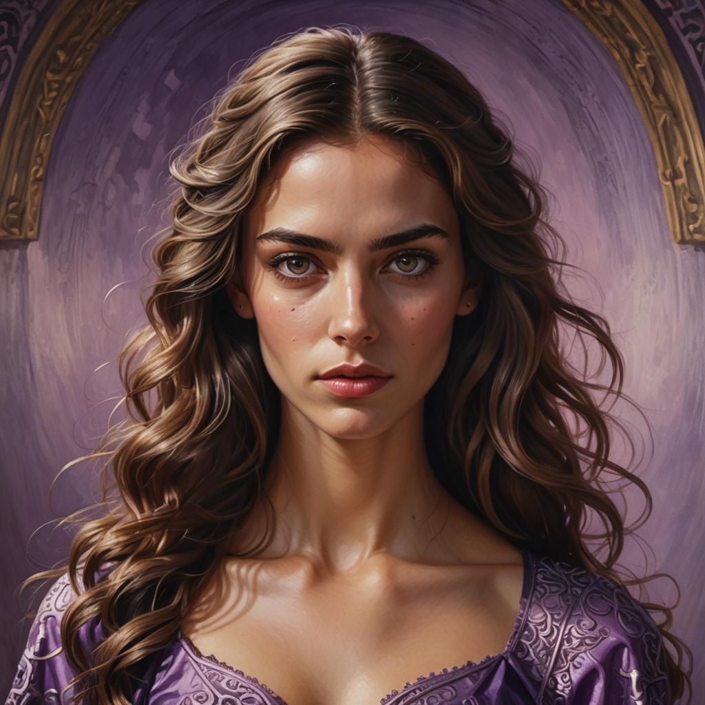 Young Spanish Supervillain: Hyperrealistic Digital Portrait