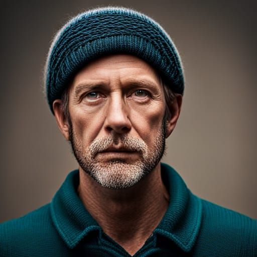 Bearded Man with Coffee: Professional Portrait Photography