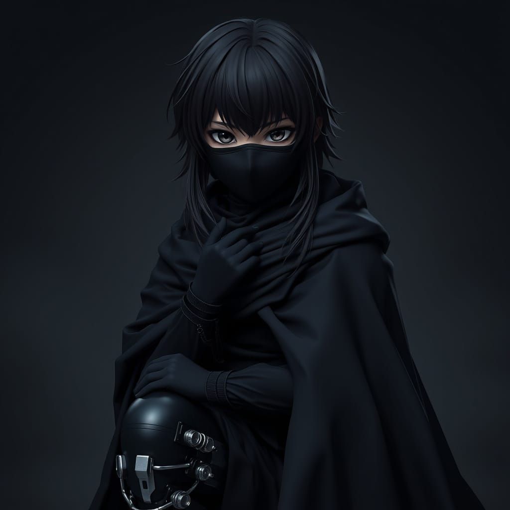 Dark Fantasy Youth Exudes Misanthropy in 3D Anime Style