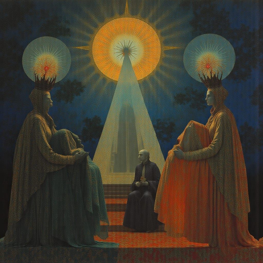 Divine Gathering of an Existential Abbess