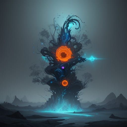 Ethereal, Sinewy Creature Unveils Glowing Treble Clef Patter...