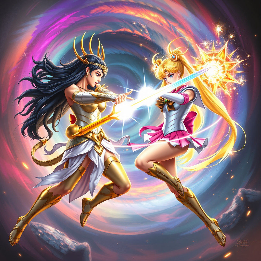 She-Ra vs Sailor Moon: Epic Anime Duel
