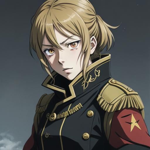 Anime Style Tanya the Evil Key Visual