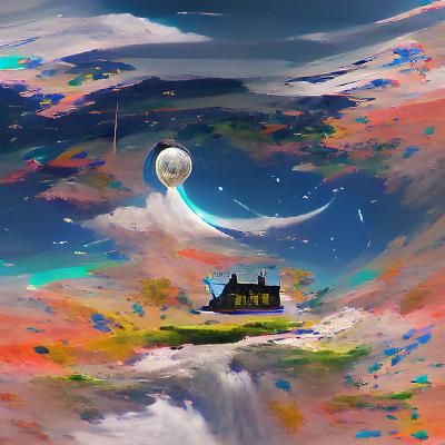 Moonlit House in Neverland Style