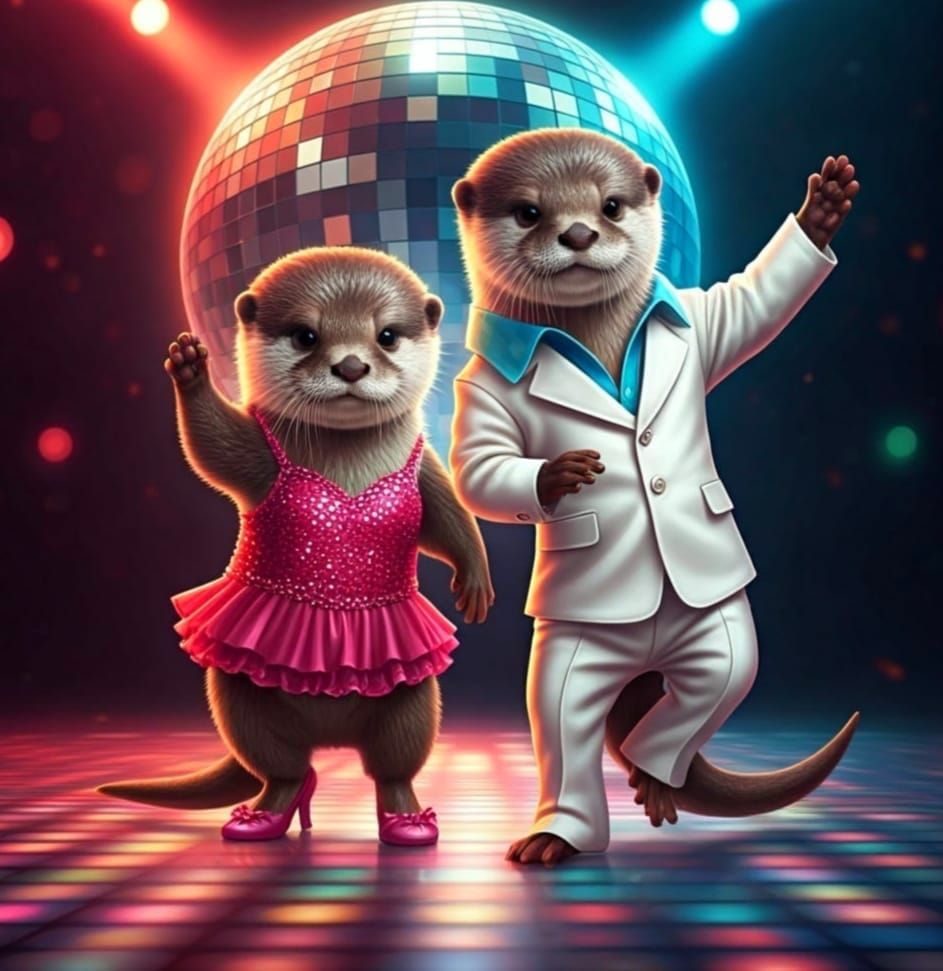 disco floor  🪩  John Trav'Otter