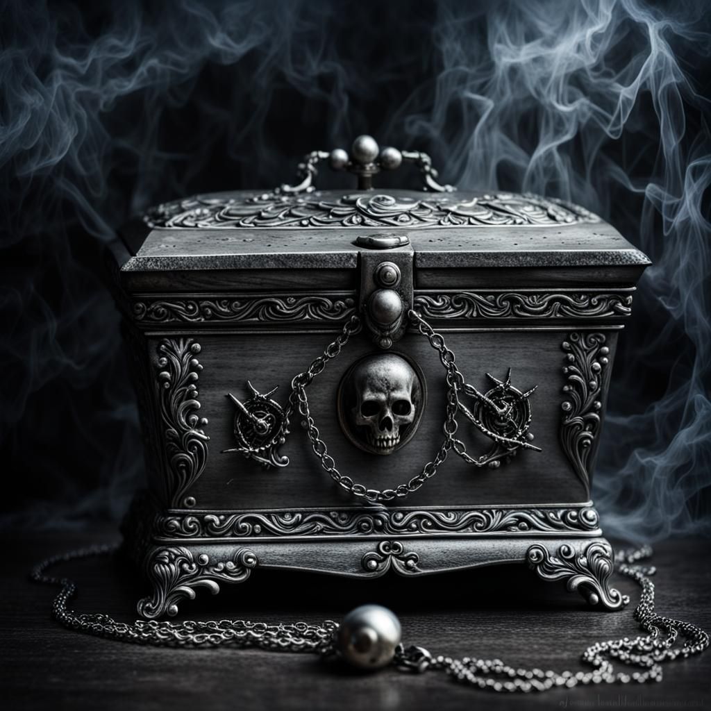Silver casket