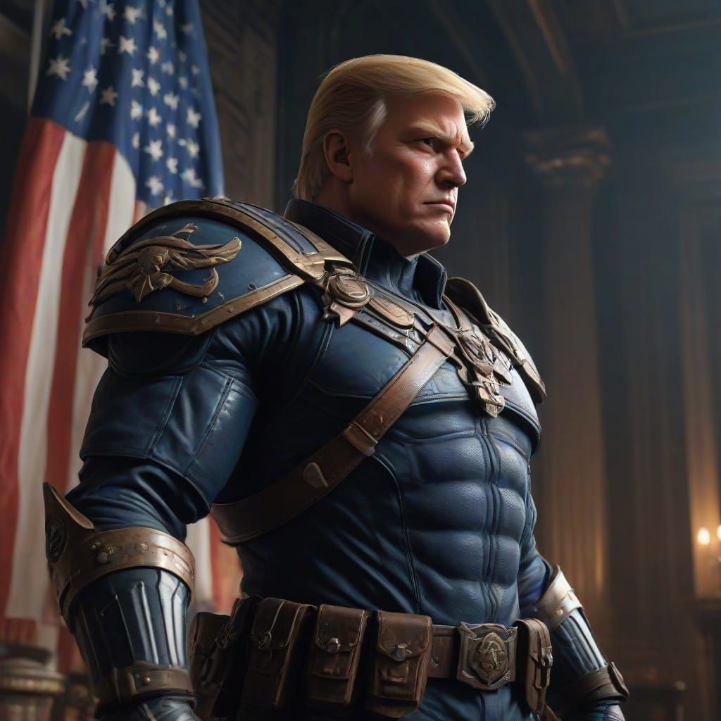 President Trump as Duke Nukem in Epic Washington DC Battle S...