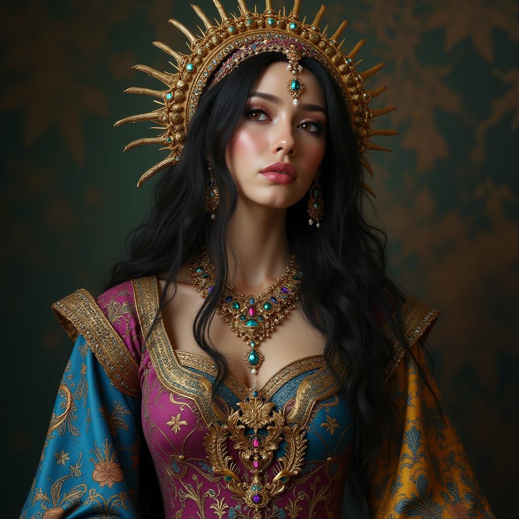 Hyperrealistic Portrait of Mary Magdalene in Renaissance-Ins...