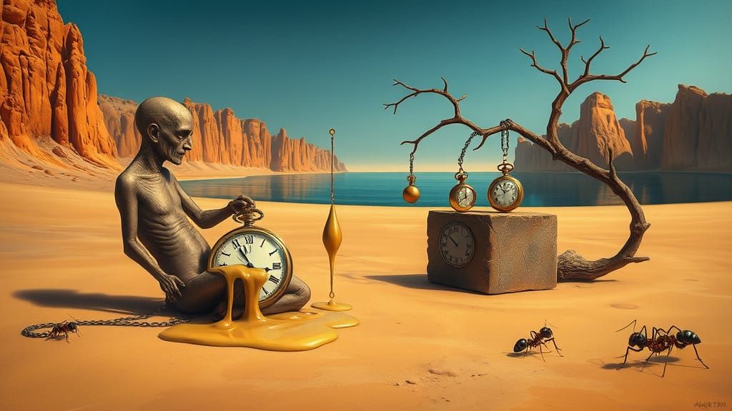 Surrealist Dreamscapes in Golden Light