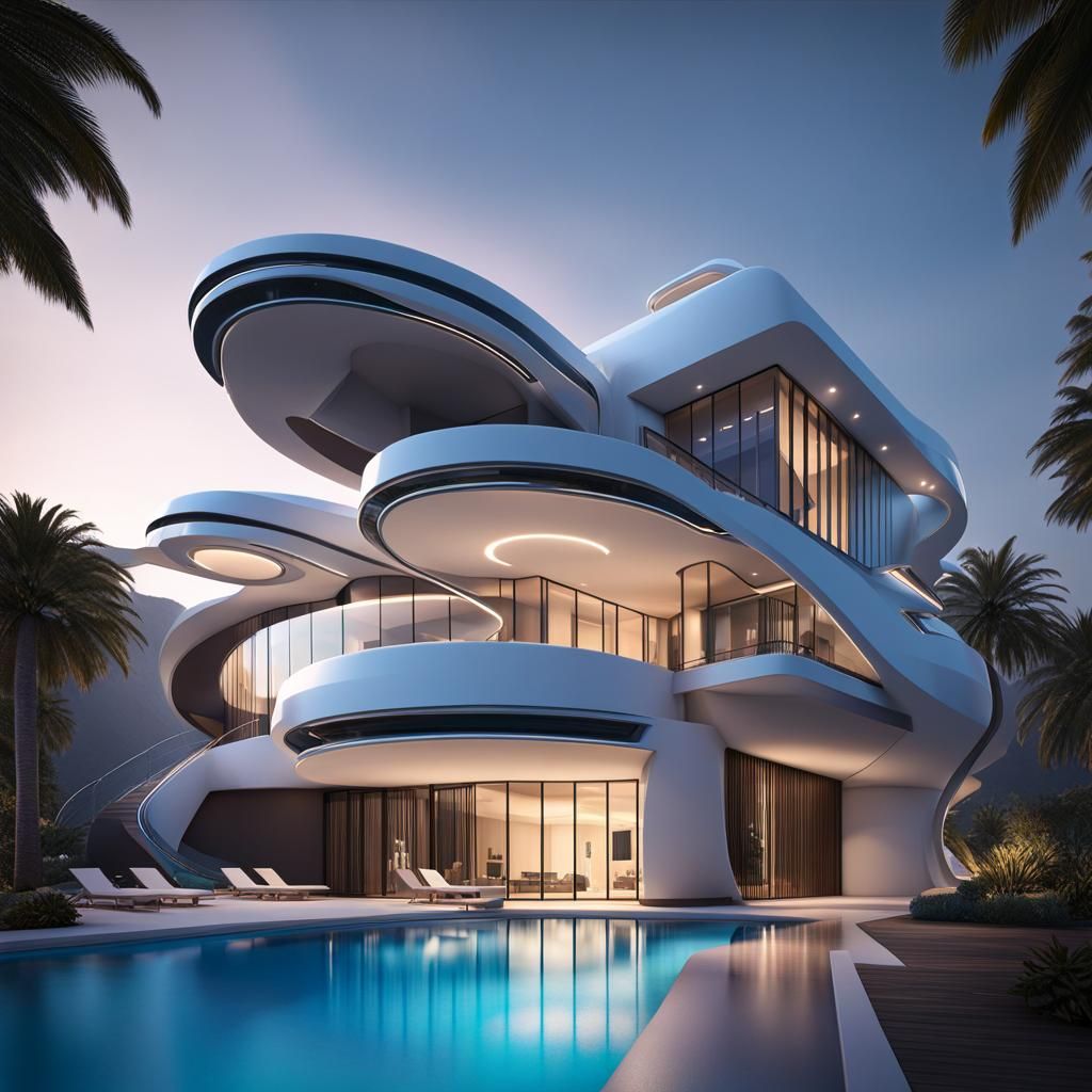 Futuristic Minimalist Architecture Inspired by Star Trek
