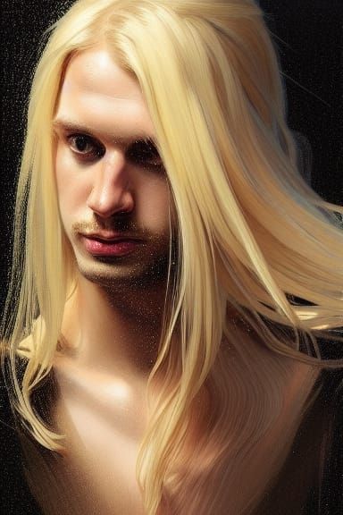 Surreal Dripping Paint Portrait in Unreal Engine 5