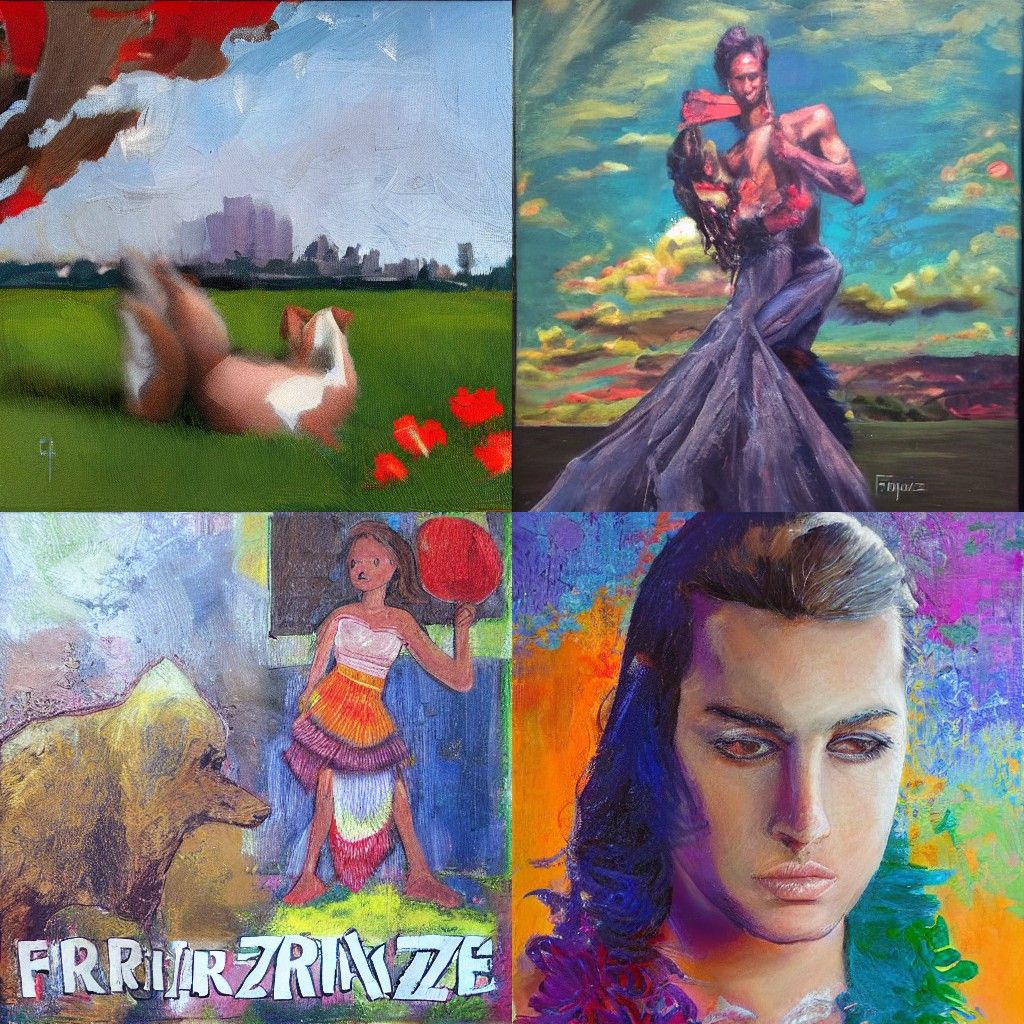 Abstract Figurative Art Inspired by Frankie Perez