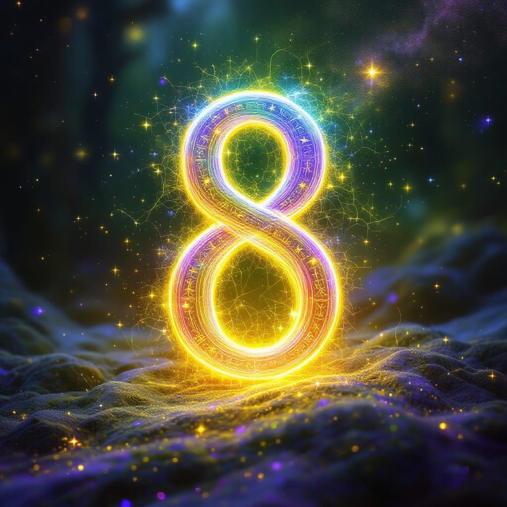Enchanted Octarine Aura Unfolds with Mystical Symbolism