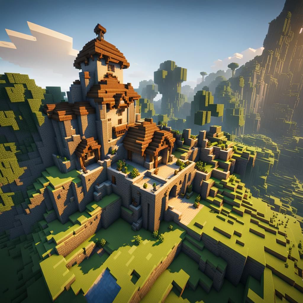 Minecraft 3D Game Cinematic Graphics in 8K