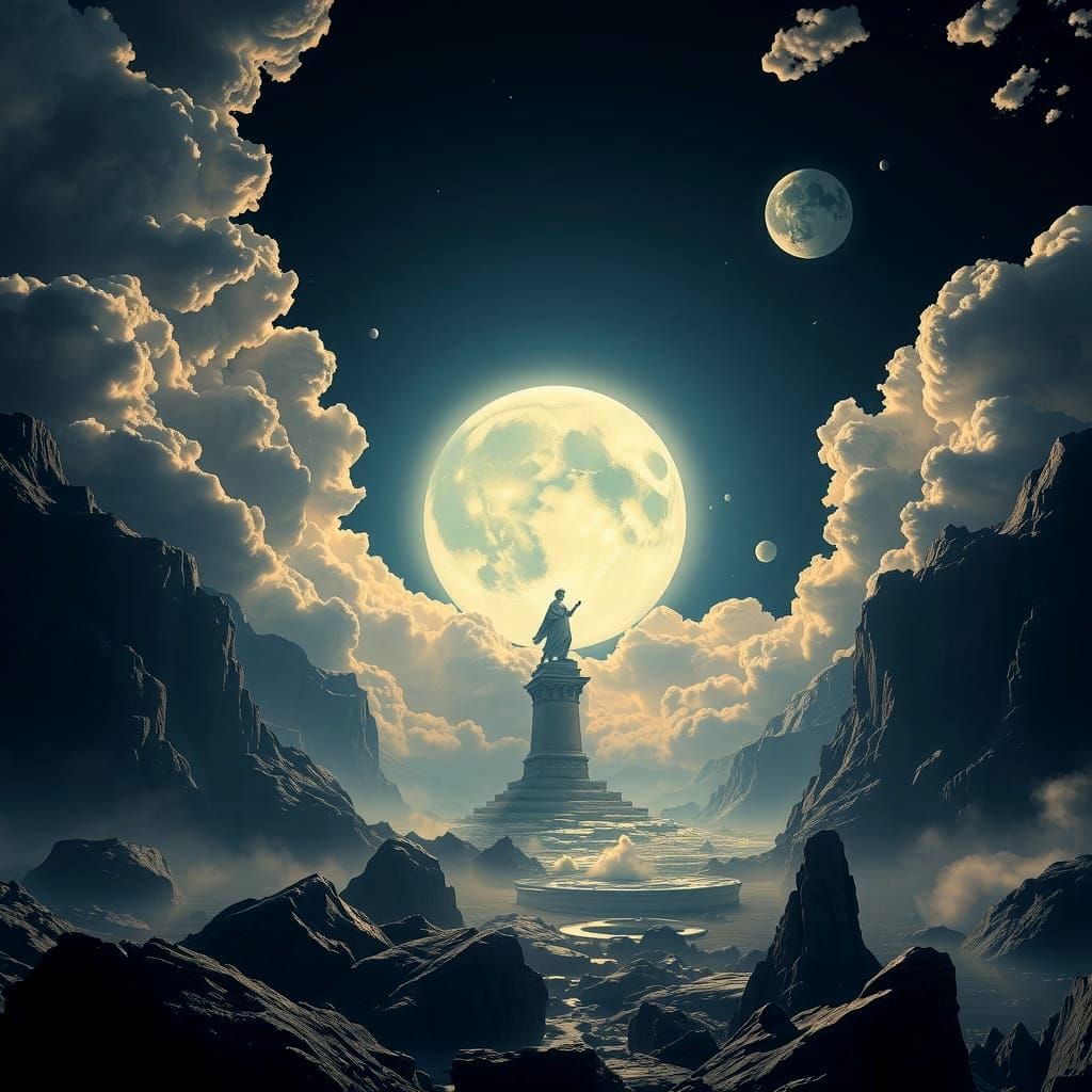 Epic Cinematic Fortune Wheel Digital Matte Painting