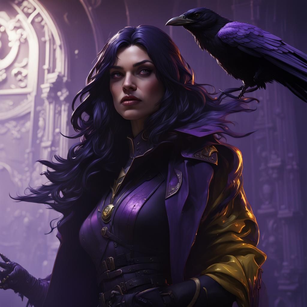 Raven DC Comics: Dark Fantasy Concept Art