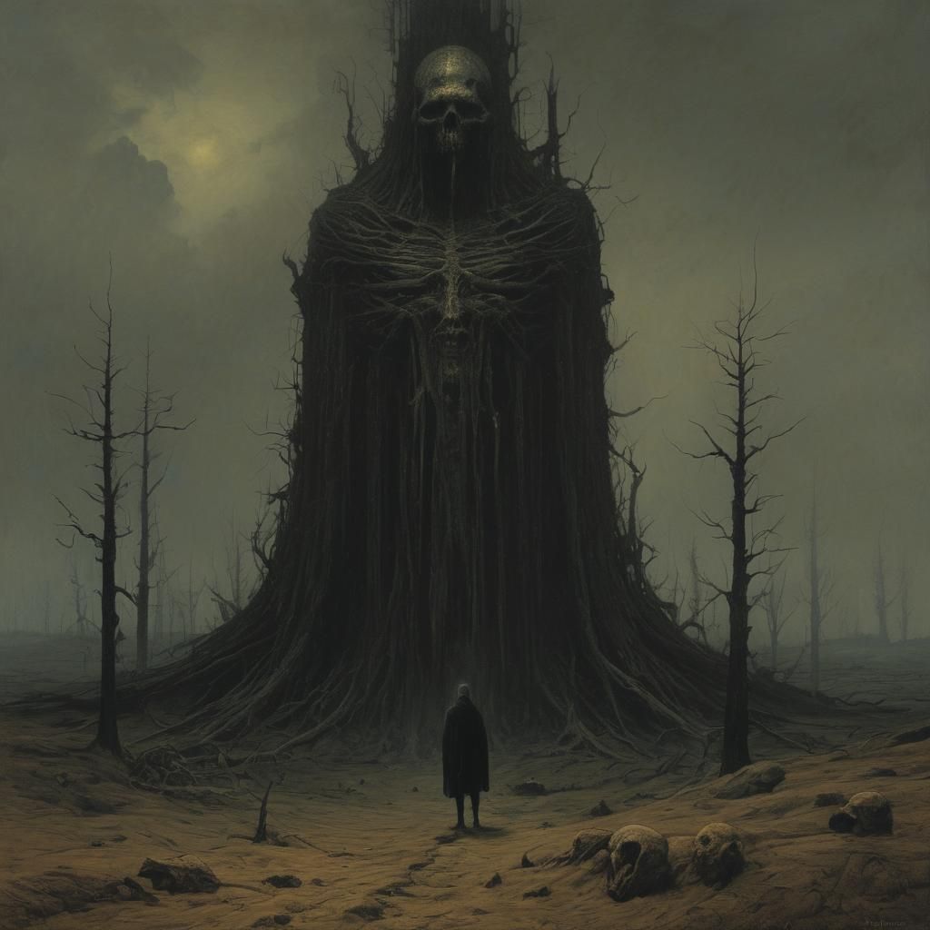 Grimdark Surreal Landscape