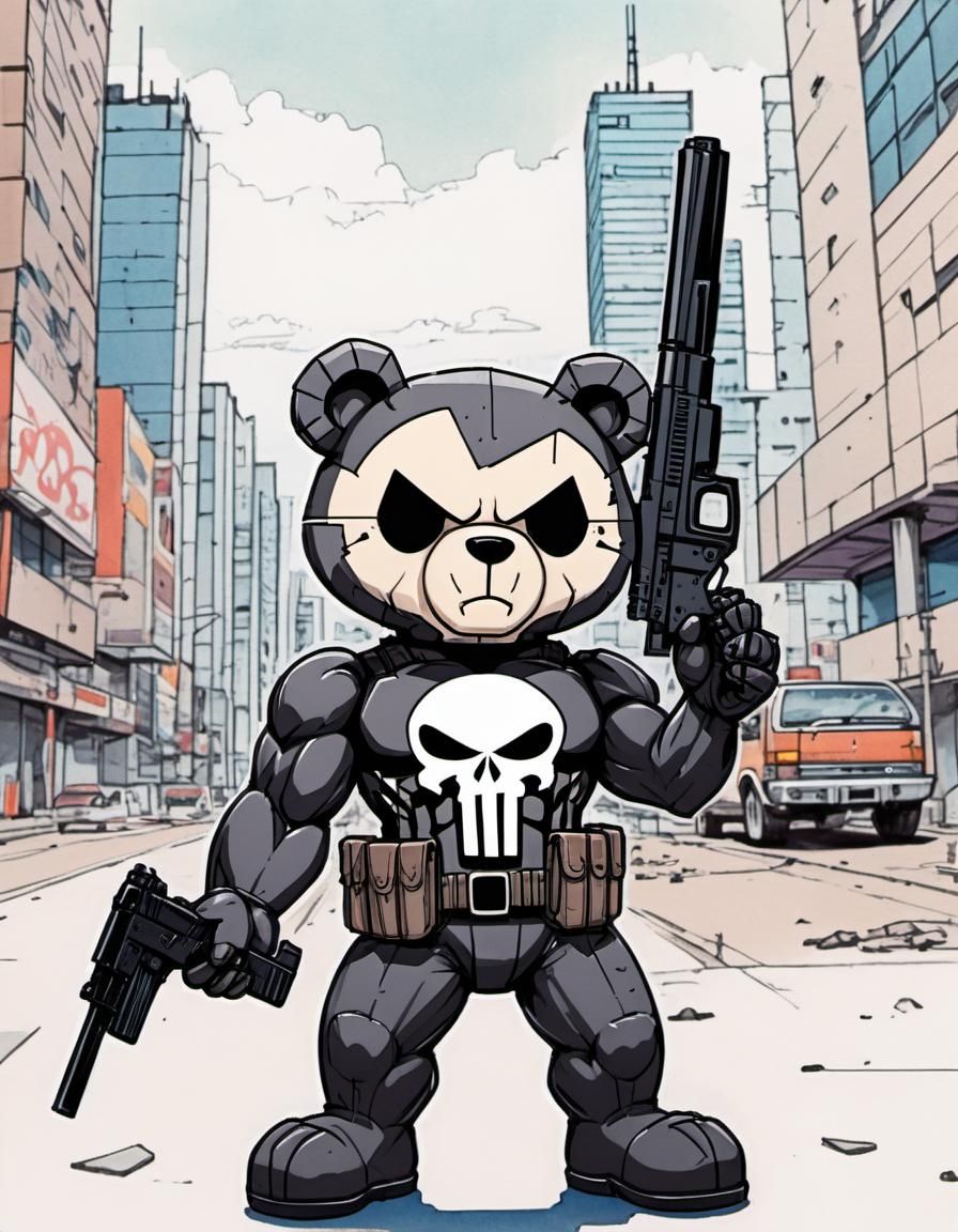 Teddy bear Punisher