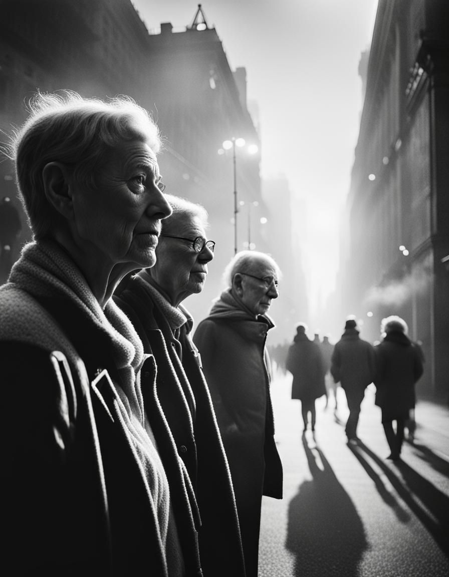 Spectators in Motion: Atmospheric Street Photography