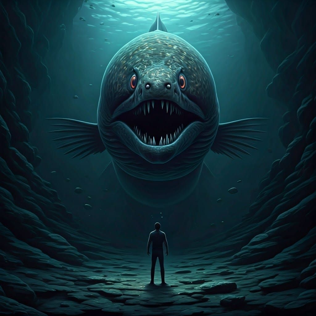 Terrifying SCP-3000 Moray Eel in Abyssal Depths