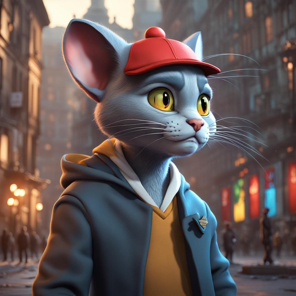 Tom and Jerry Cult Scene in Ultra HQ 8K