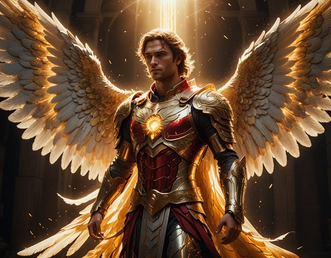 Divine Ascension in Radiant Light