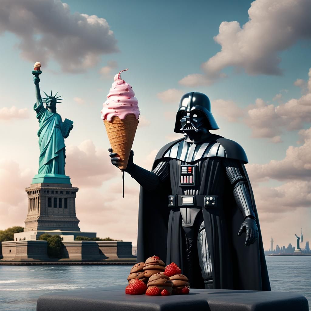 Darth Vader's Liberty Outing: Matte Painting