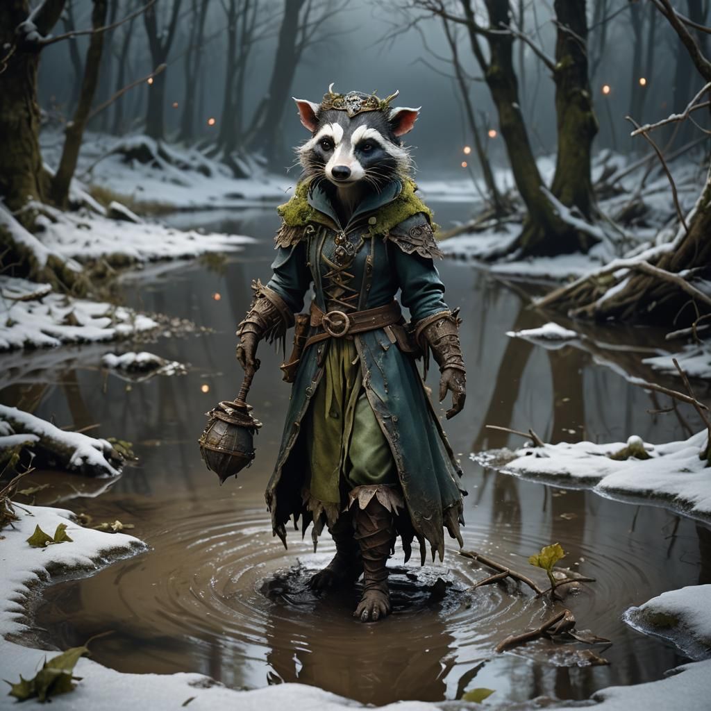 Swamp badger