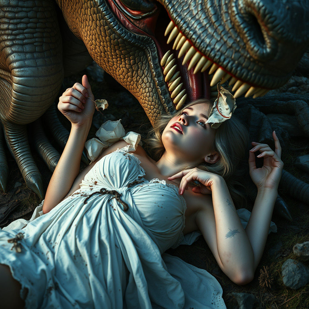 Dinosaur Encounter: A Matte Painting in Unreal Engine