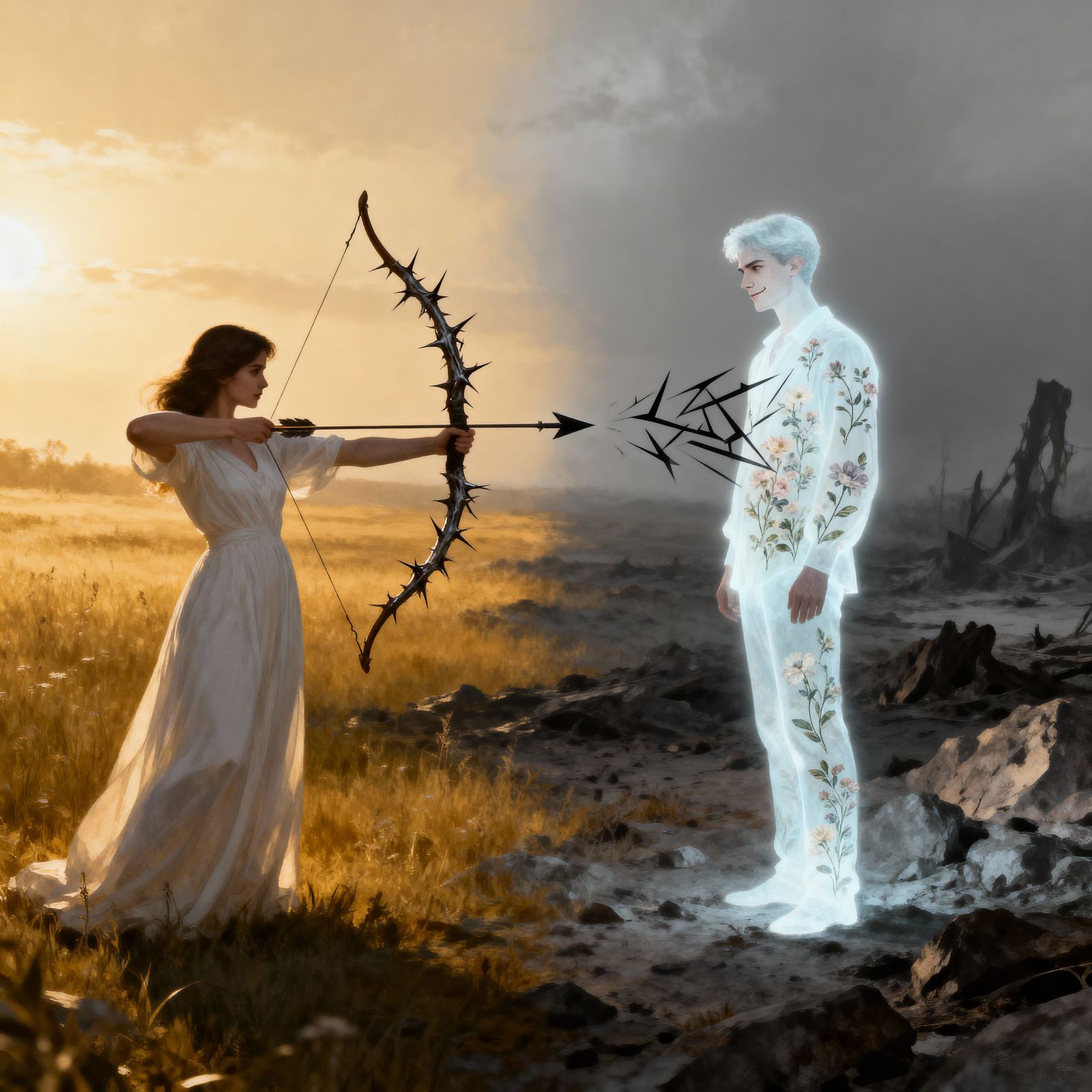 Woman's Harsh Words Vanish Man's Poetic Nature