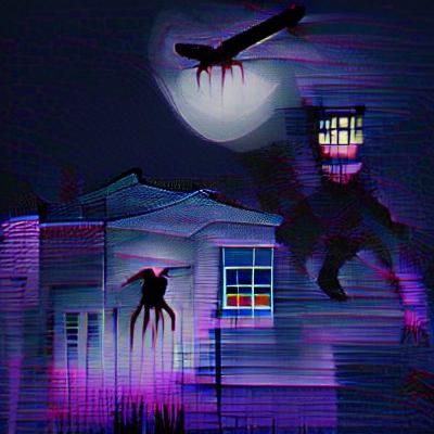 AI Generated Night Terror Image