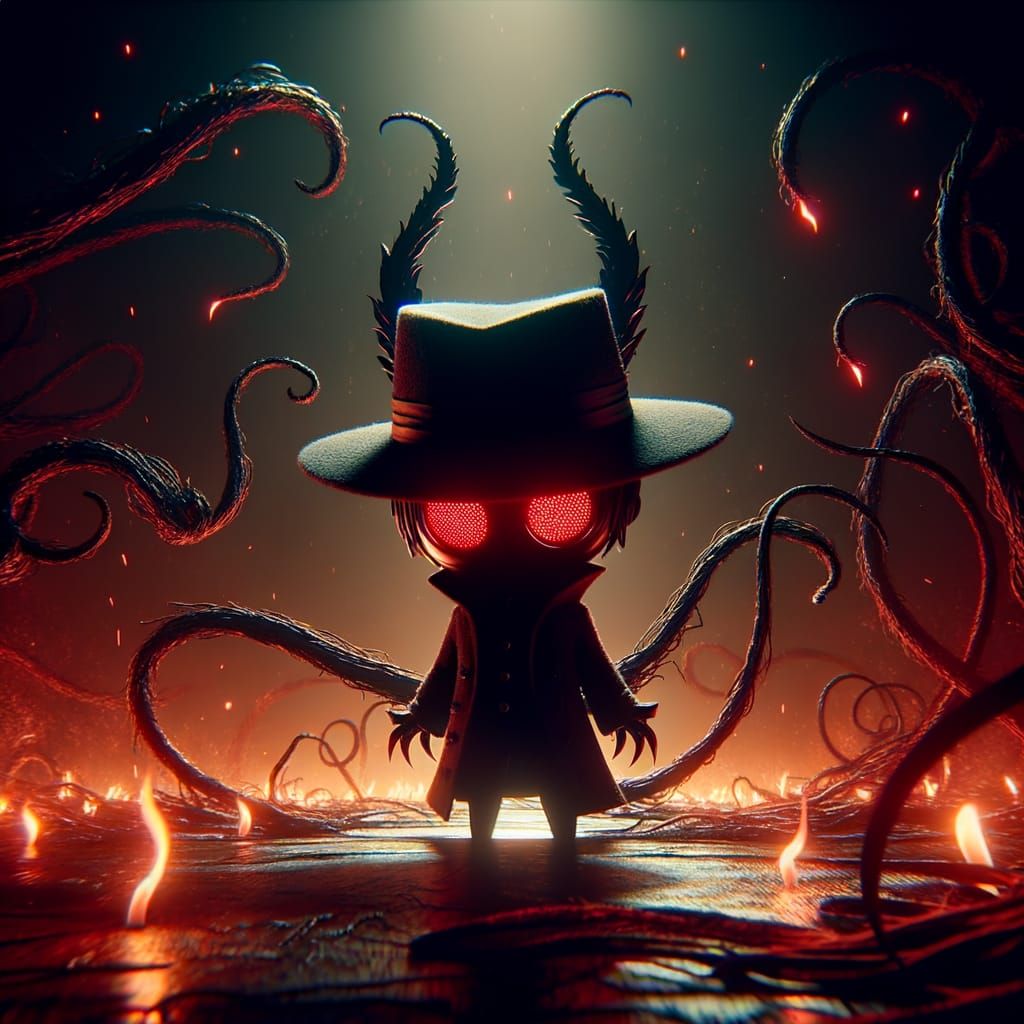 Mr. Magoo as a Menacing Demon with Horns